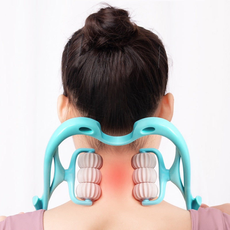 Six-wheel Cervical Spine Massager